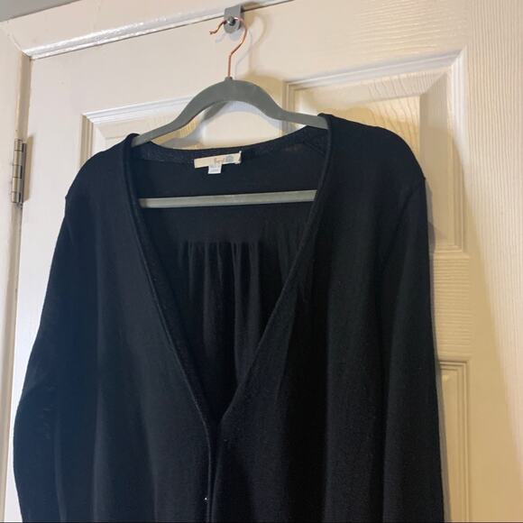 Boden Black Cardigan Lightweight Sparkle Sweater US 12 - Picture 2 of 10